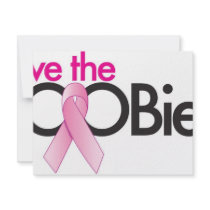 save the boobs invitation