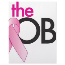 save the boobs custom letterhead