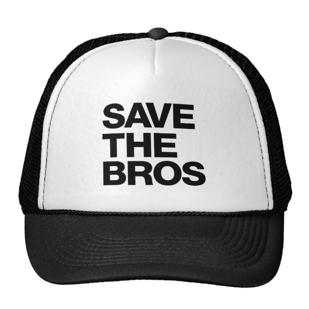 Save the Bros Hat - Black-0