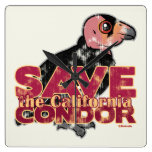 Save the California Condor Wall Clock