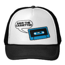 tape,cassette,compact,80s,90s,music,old,skool,trance,rave,hardstyle,techno,house,jumpstyle,gabba,gabber,hard,dance,party,raver,drugs, Trucker Hat with custom graphic design