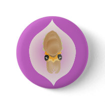 Save the Cuttlefish Pink Egg Button