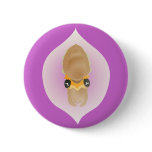 Save the Cuttlefish Pink Egg Button