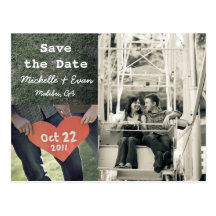 save the date 3 postcards