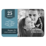 Save the Date - Add Your Photo Custom Wedding Rectangle Magnets