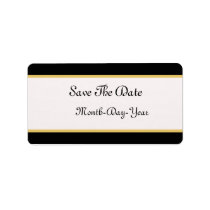 Save The Date labels