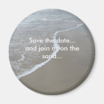 Save the date...and join us on the sand... fridge magnets