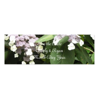 Save the Date - Announcement Business Cards by seashell2
