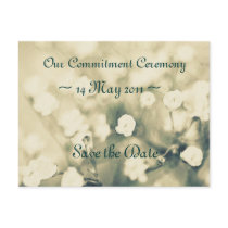 Save the Date Announcement Postcard, Wedding Templ