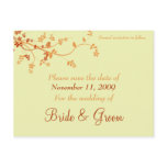 Save The Date Announcement - Warm Autumn postcards