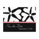 Save the Date - B&W Wedding Postcard