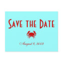 Save the Date - Beach - Customized postcards