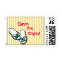 Save the Date Beach Stamps stamp