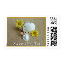 Save the Date Beach Wedding Stamps