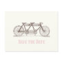 Save the Date Bicycle Built For Two Postcard
