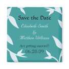 square_magnet - Beautiful Save the Date Magnet for any wedding. Want different color combos? Let me know and I will help you with your request!