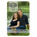 Save the Date - Borderless Custom Photo Magnets magnets