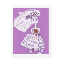 Save the Date/Bride and Groom Post Cards