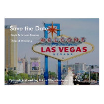 Save the Date, Bride drags Groom LV Chubby  Cards business cards