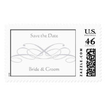 Save the Date, Bride & Groom postage