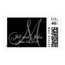 Save the Date Bride Groom Wedding Postage
