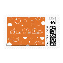Save The Date Bubbles Postage postage