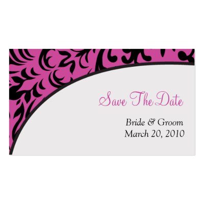 Save The Date Business Card