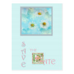 SAVE THE DATE BUTTERFLY INVITATION POSTCARD