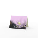 Save the Date Cala Lily - Purple cards