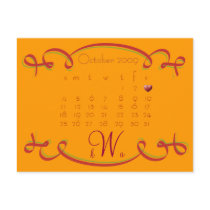 Save the Date Calendar postcards by kreeves02 Save the Date Calendar postcards