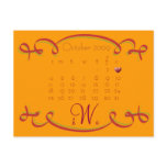 Save the Date Calendar Post Cards