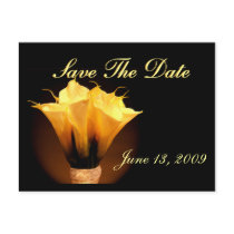 Save the date calla lilies postcards by aslentz Save the date calla lilies postcards