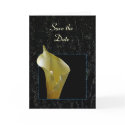 Save the Date Calla Lily Card by momentintime Save the Date Calla Lily Card
