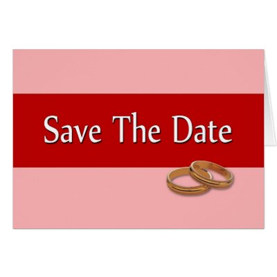 Save The Date Greeting Cards