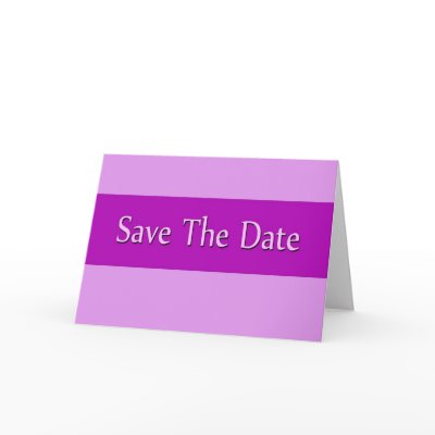 Save The Date Card