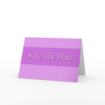 Save The Date Greeting Card
