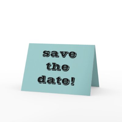 "save the date!" cards