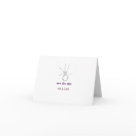 postcard - a customizable card to put with a save the date magnet