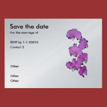 Save the date card business cards