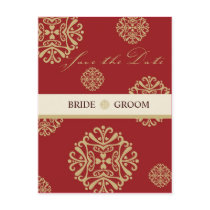 SAVE THE DATE CARD :: charm 9 postcards by edgeplus SAVE THE DATE CARD :: charm 9 postcards