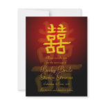 Save the Date Card Chinese Double Happiness Custom Invites