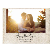Save the date card postcard