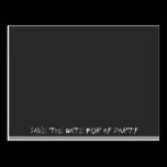 Save The Date - Chalkboard postcards