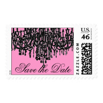 Save the Date Chandelier Postage postage