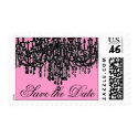 Save the Date Chandelier Postage postage