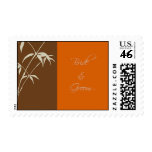Save the Date  Chocolate & Orange matching stamp