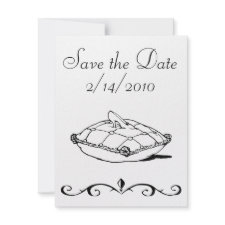 Save the Date Cinderella Slipper Art Invitations invitation