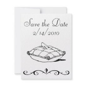 Save the Date Cinderella Slipper Art Invitations invitation
