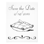 Save the Date Cinderella Slipper Art Invitations
