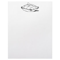 Save the Date Cinderella Slipper Fairytale Art Letterhead
